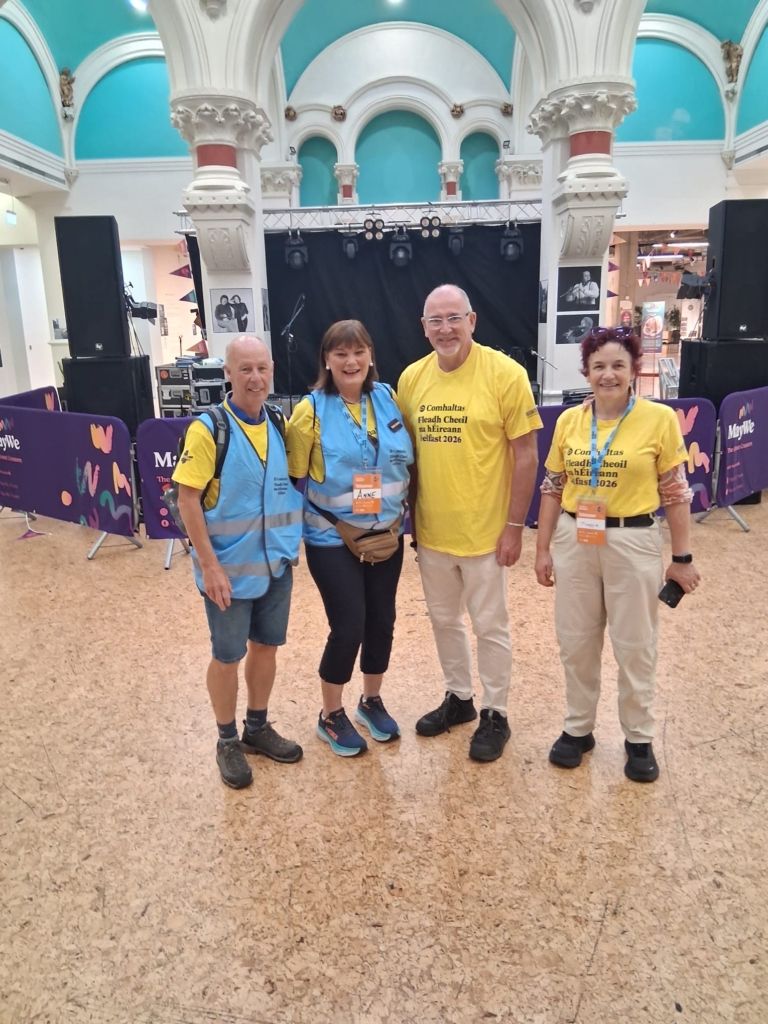 Menopause awareness trainer joins 1,500 volunteers making history at Belfast Fleadh